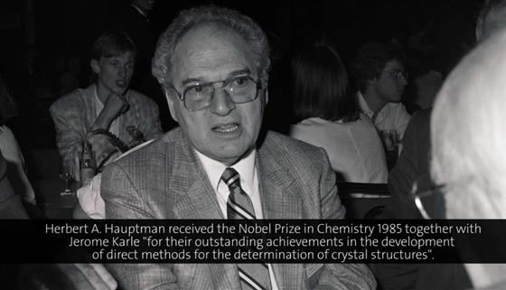 Herbert Hauptman (1989) - A New Minimal Principle in X-ray Crystallography