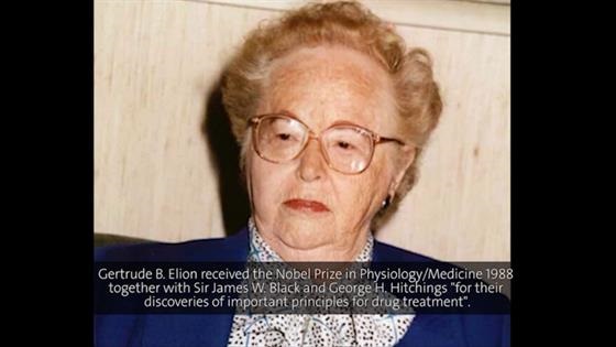 Gertrude Elion  (1996) - Antiviral Chemotherapy: Successes and Challenges