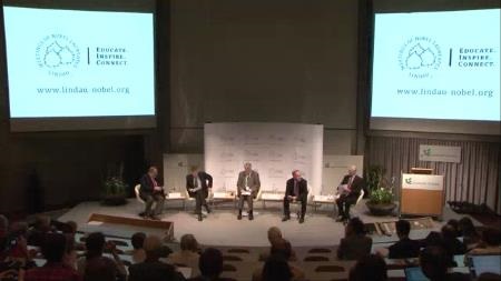 Panel Discussion (2011) - Panel 'From Financial Crisis to Debt Crisis - Financial Markets, Monetary Policy and Public Debt': Robert A. Mundell, Roger B. Myerson, Myron S. Scholes, William F. Sharpe, William R. White (Chair: Martin Hellwig)