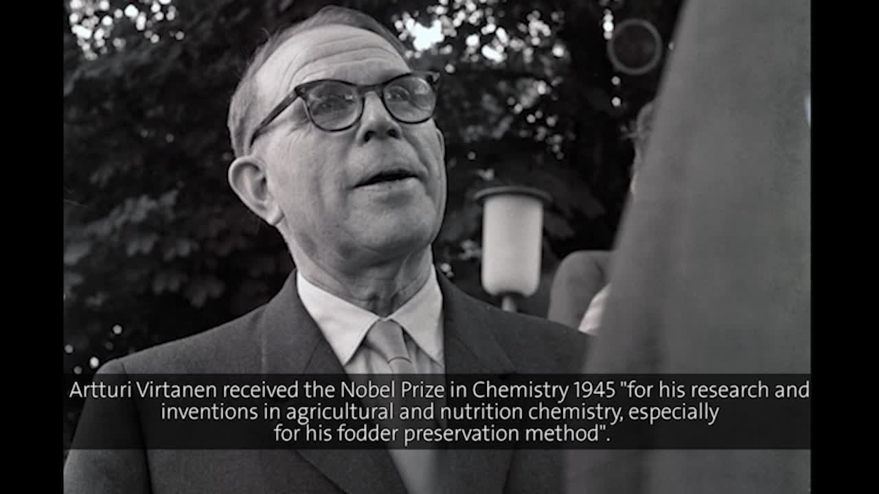 Artturi  Virtanen (1961) - Opportunities of Nutrition for Mankind and Chemistry (German presentation)