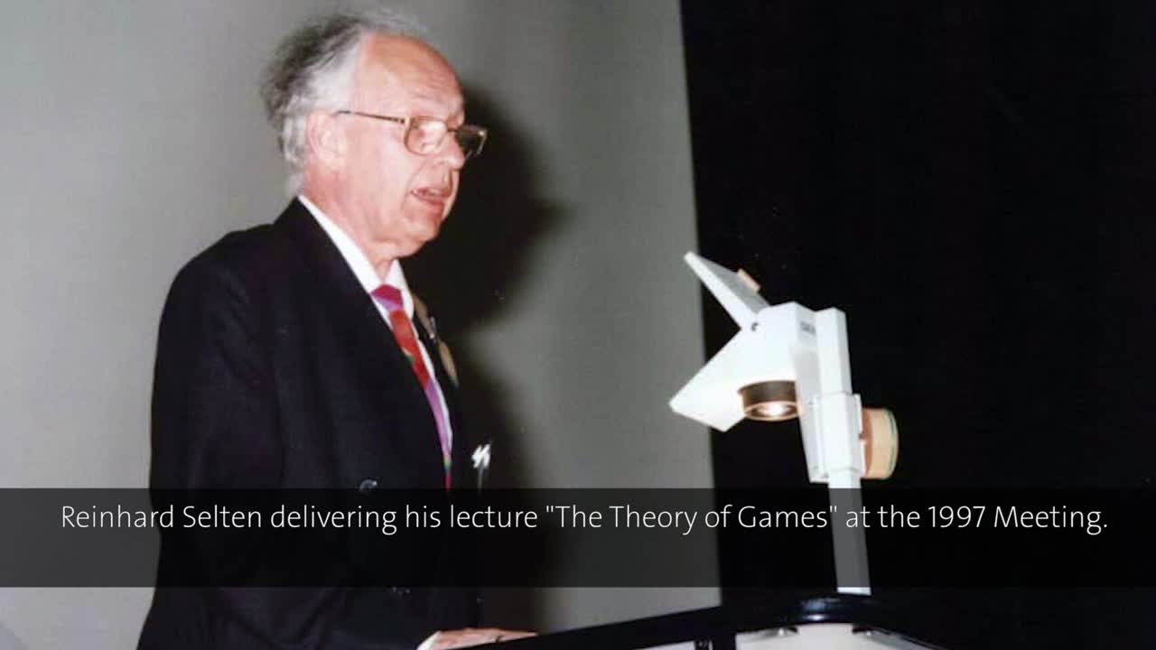 Reinhard Selten (1997) - The Theory of Games (German presentation)
