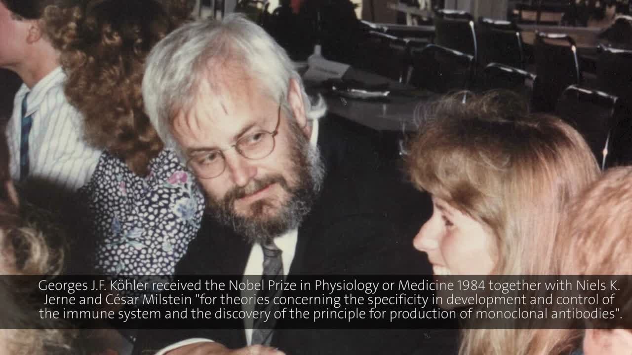 Georges Köhler (1990) - Transgene Mice in Immunology (German Presentation)