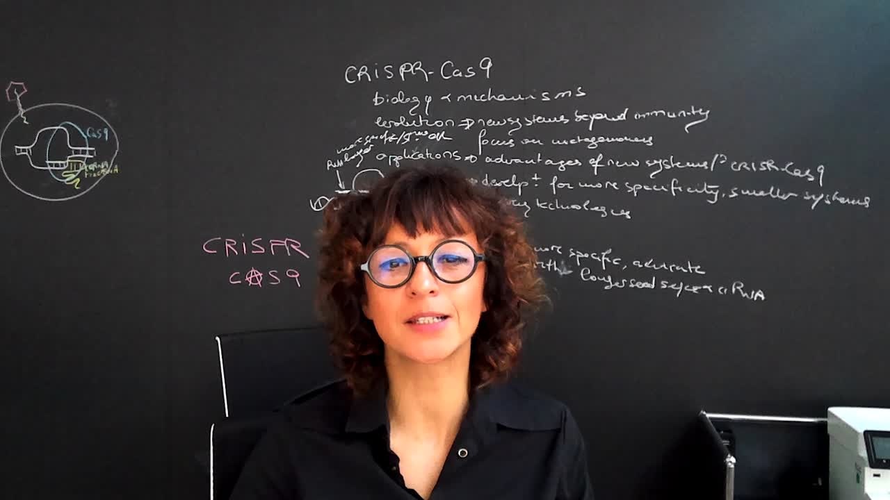 Emmanuelle Charpentier on CRISPR/Cas9  (2018) - Video message by Emmanuelle Charpentier on the occasion of the #LINO18 science breakfast on gene modification 