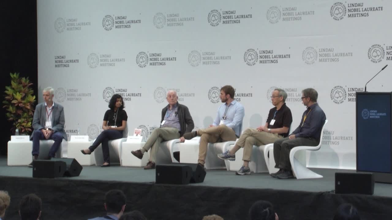 Panel Discussion (2018) - Science in a Post-Factual World; Steven Chu, Peter C. Doherty, Arunima Roy, Brian Malow, Adam Whisnant; Moderator: Adam Smith