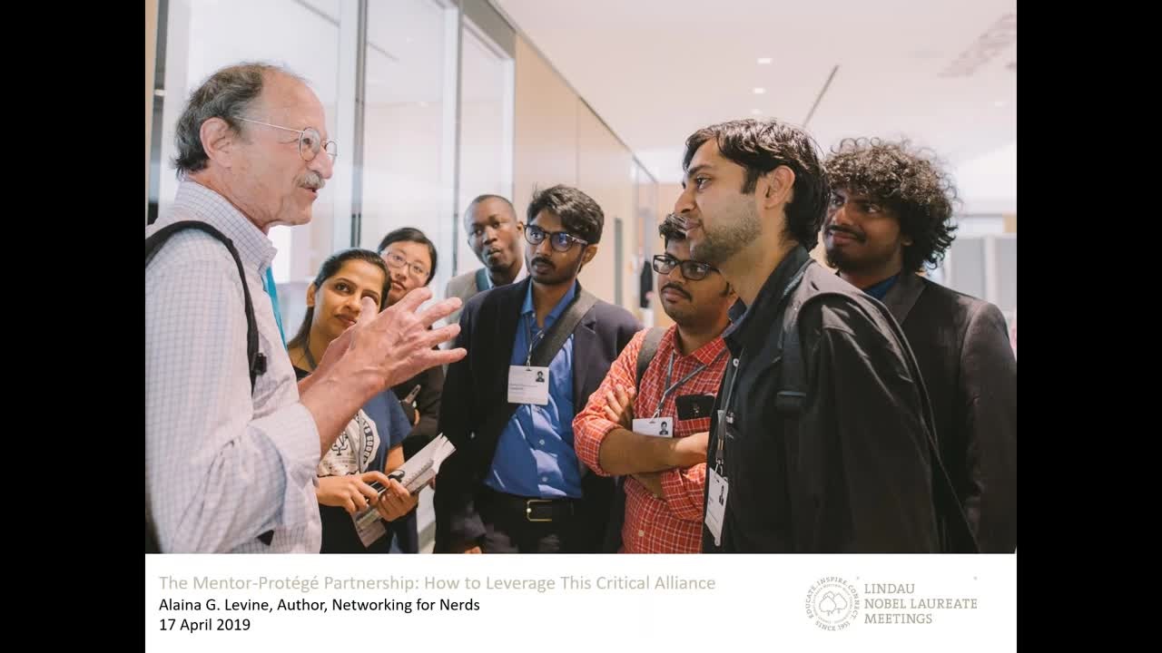 Webinar for Lindau Alumni Hosted by Alaina G. Levine (2019) - The Mentor-Protegé Partnership: How to Leverage This Critical Alliance