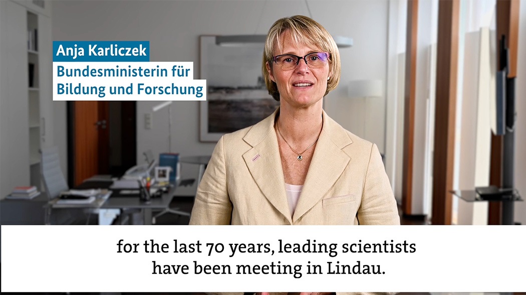 Greetings from Federal Minister Anja Karliczek (2020) - Anja Karliczek, Federal Minister for Education and Research, welcomes the participants of the Online Science Days 2020.