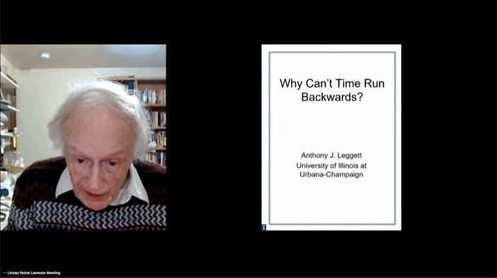 Why Can't Time Run Backwards?  (2021) - Sir Anthony J. Leggett