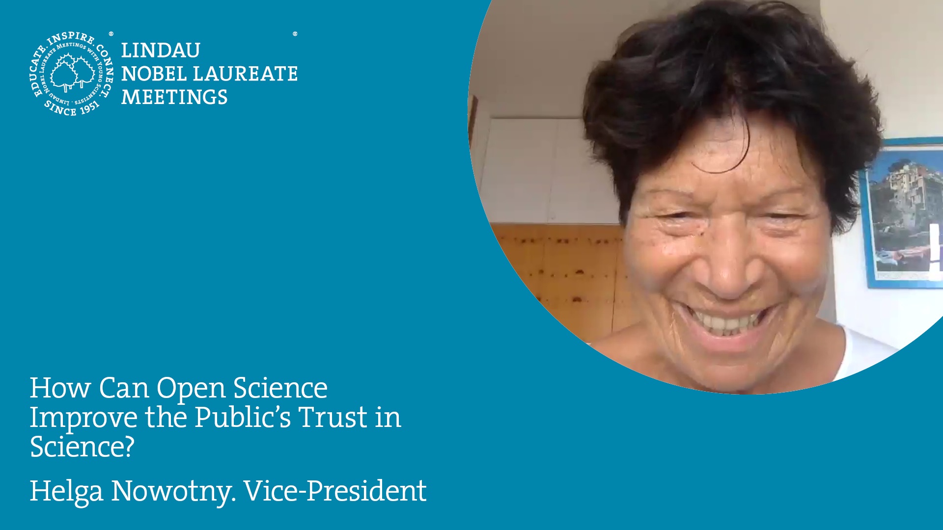 Sciathon 2021 - Helga Nowotny: How Can Open Science Improve the Public’s Trust in Science? (2021) - Lindau Online Sciathon 2021