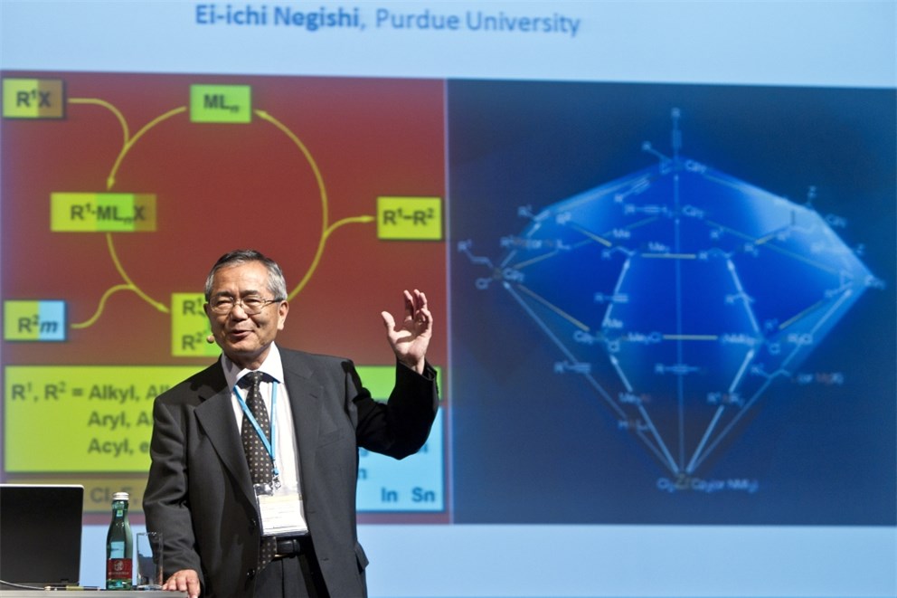 Nobel Laureate Ei-ichi Negishi discusses the power of d-block transition metals