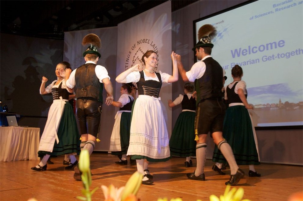 Bavarian get-together at the 59th Meeting of Nobel Laureates