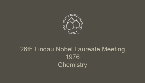 26th Lindau Nobel Laureate Meeting (1976)