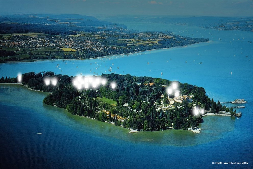 20 pavillions, each managed by one exhibition partner, were placed all over Mainau Island.<br>