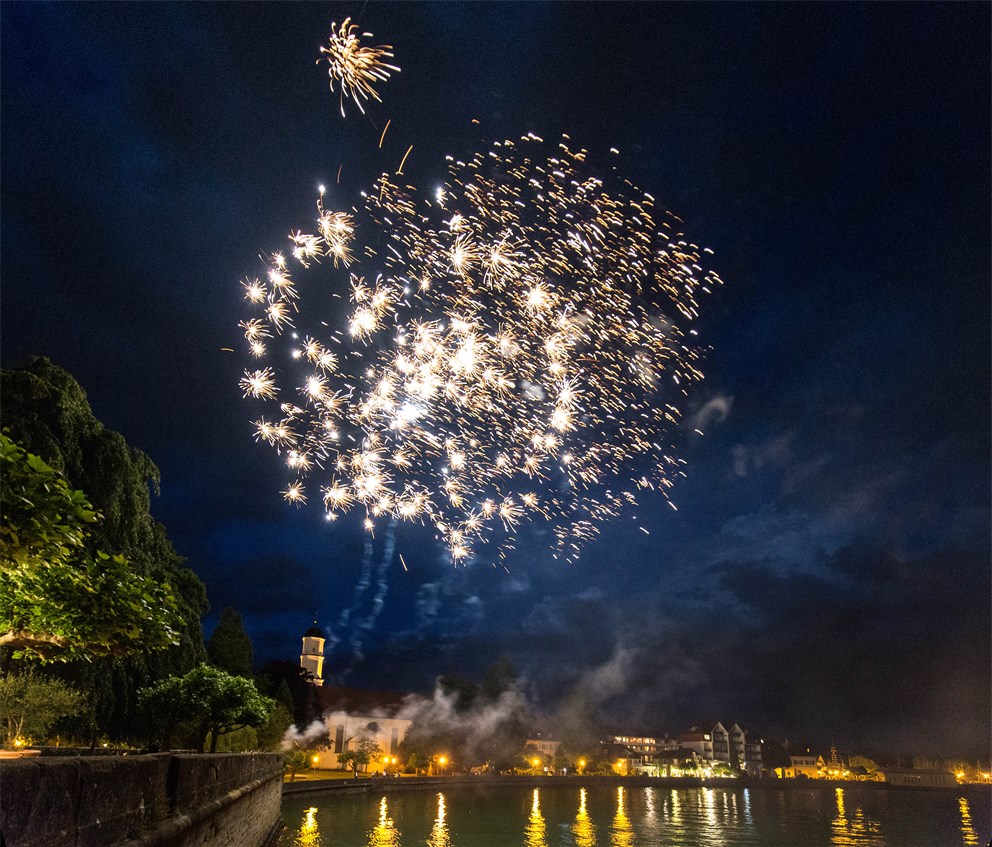 Impressive fireworks at the 65th Lindau Nobel Laureate Meeting.
