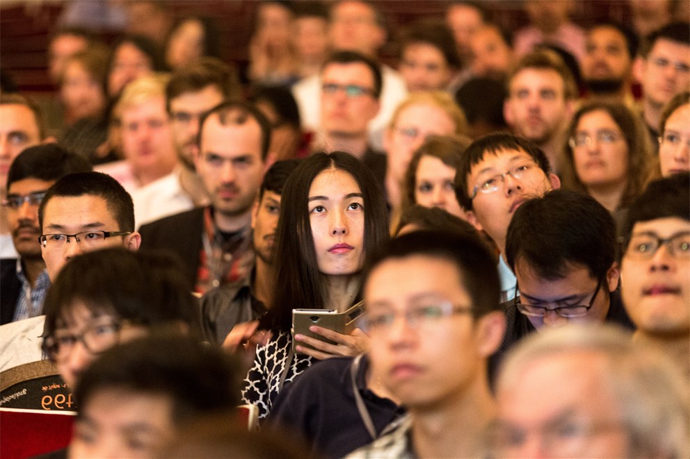 Young scientists at the 66th Lindau Nobel Laureate Meeting.