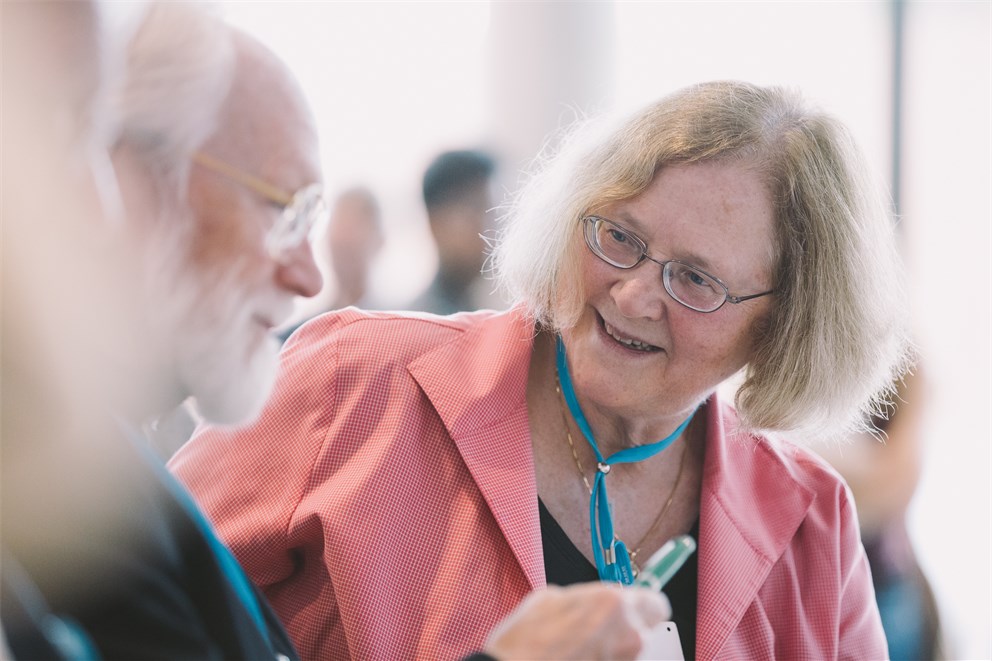 Elizabeth Blackburn at the 68th Lindau Nobel Laureate Meeting