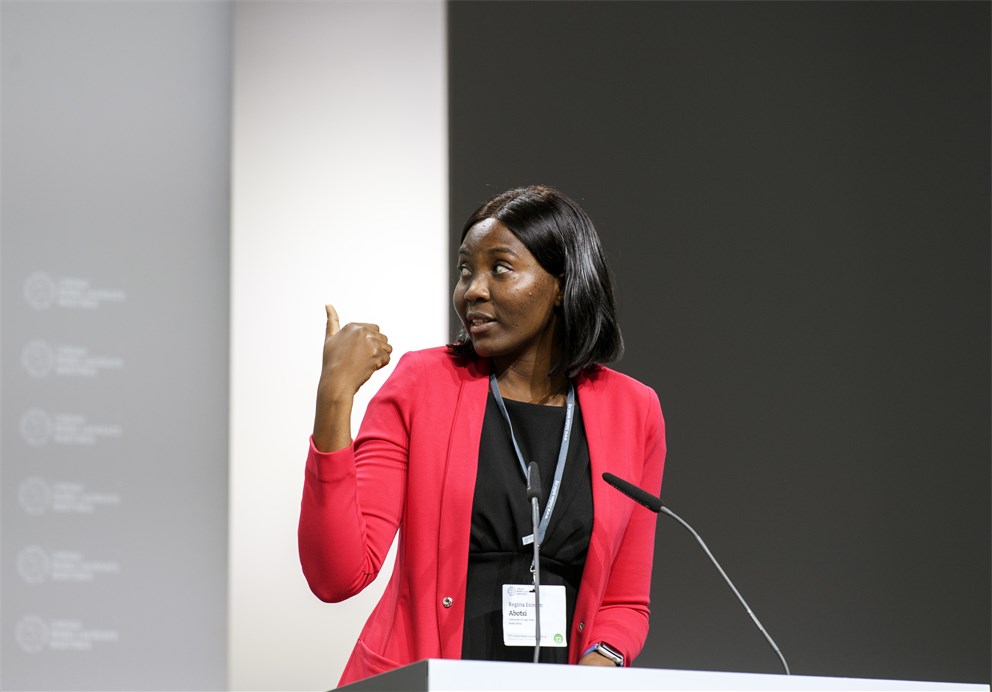 Young Scientist presenting at Next Gen Science