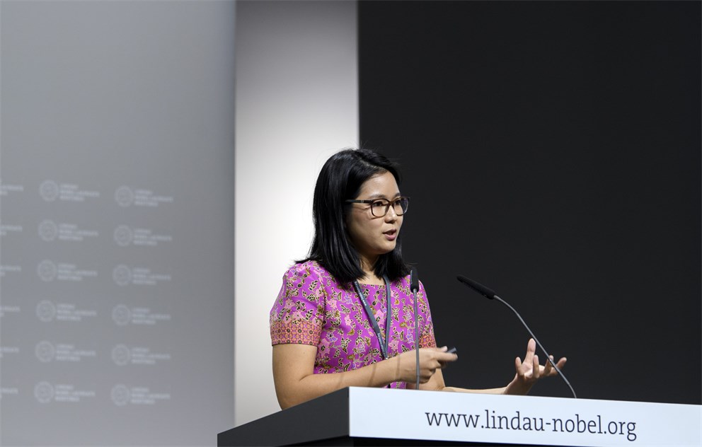 Young Scientist presenting at Next Gen Science