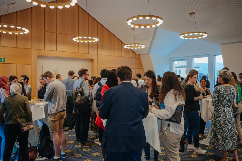 Coffee break at the 72nd Lindau Nobel Laureate Meeting