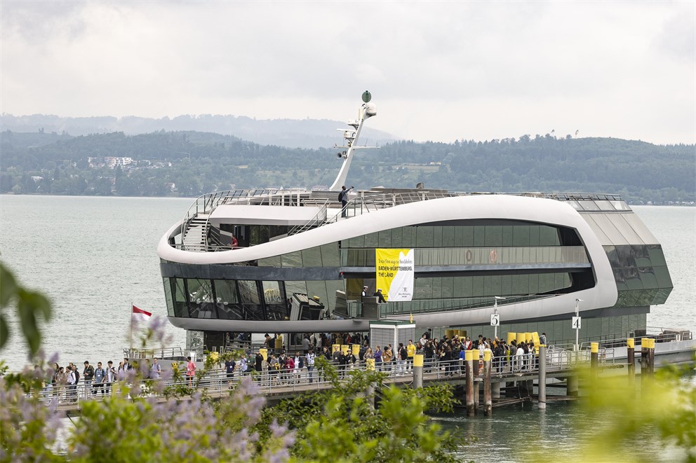 Arrival on Mainau Island