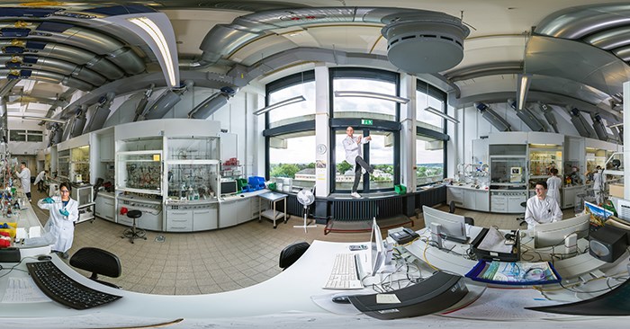 Click on the image to launch the 360° lab tour.