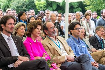 Queen Silvia of Sweden - Queen Silvia of Sweden attending the farewell ceremony at the 5th Meeting on Economic Sciences.