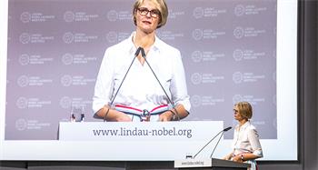Anja Karliczek - Anja Karliczek, German Federal Minister of Education and Research, delivering her welcome address 